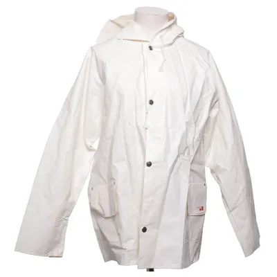Regnfrakke (Hvid) fra JEANTEX Bomuld, Polyester, Polyurethan
