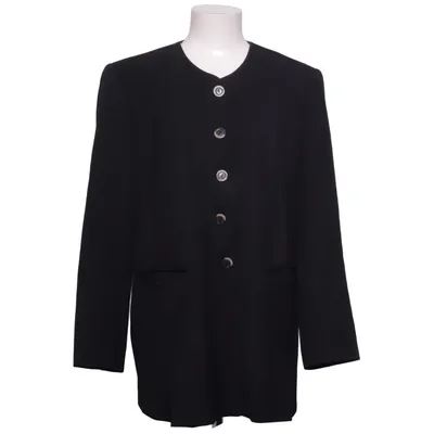 Blazer (Noir) de Almia Polyester, Laine