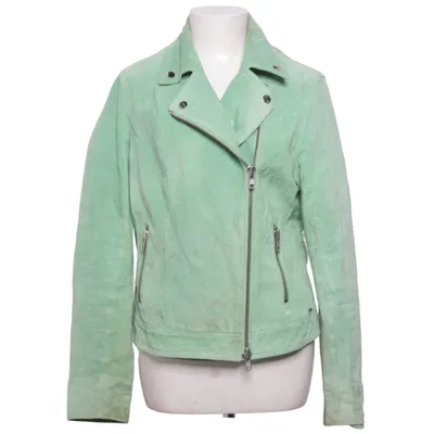 Bikerjacka (Grön) från Ibana Skinn, Polyester