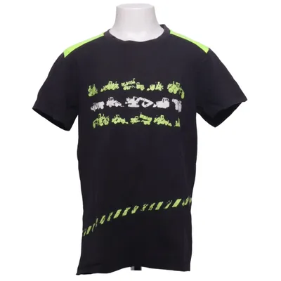 T-shirt (Sort, Gul) fra Wexman Workwear Bomuld