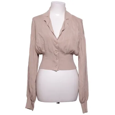 Cardigan (Beige) from The Fashion Fraction x NA-KD Polyamide, Viscose