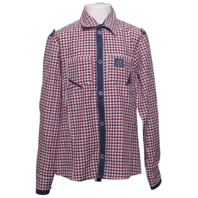 Shirt (Red, Blue, White) from Vision Cotton, Polyester
