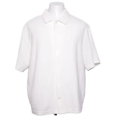 Chemise à manches courtes (Blanc) de H&M Coton, Polyester