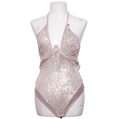 Maillot de bain une pièce (Beige, Argent) de Intimissimi Élasthane, Polyester