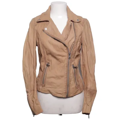 Bikerjacka (Beige) från Oakwood Bomull, Polyester