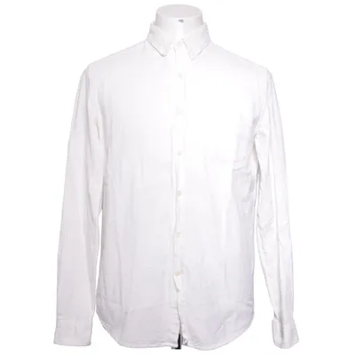 Skjorte (Hvid) fra L'Homme Rouge Bomuld, Linned