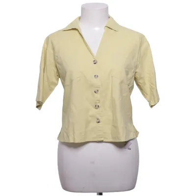 Korte mouwen shirt (Geel) van Marfinno Linnen, Viscose