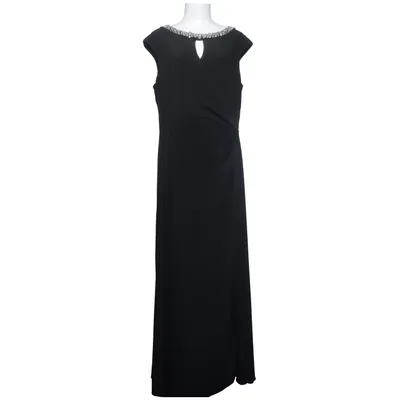Robe longue (Noir) de Alex Evenings Élasthane, Polyester