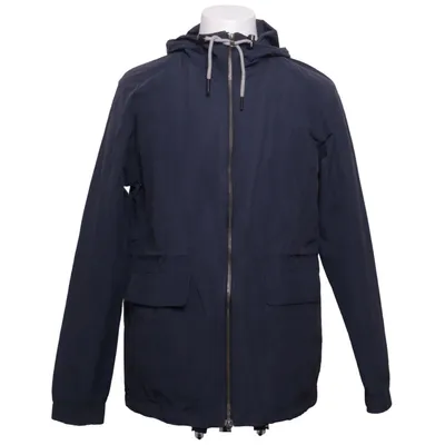 Outdoor jacket (Blue) from Pier One Cotton, Polyamide, Polyester