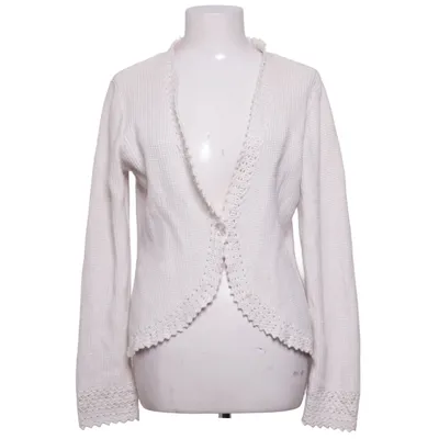 Cardigan (White) from ESPRIT Collection Cotton, Polyester, Viscose