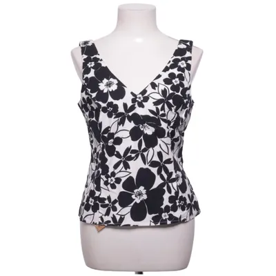 Top (Zwart, Wit) van New Look Katoen, Elastaan