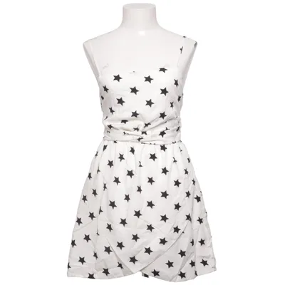 Jurk (Wit, Zwart) van Sabo Skirt Katoen, Viscose