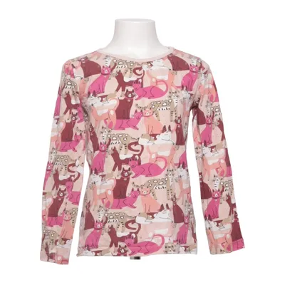 Langærmet t-shirt (Pink, Brun, Flerfarvet) fra Peuhu Bomuld