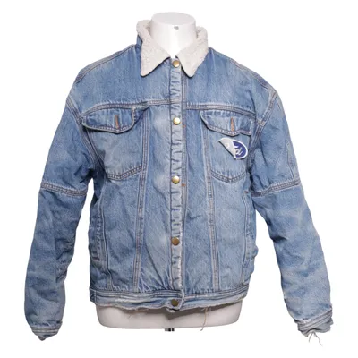 Lined denim jacket (Blue)