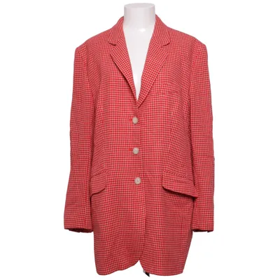 Blazer (Red, White) from DinoModa Acetate, Viscose