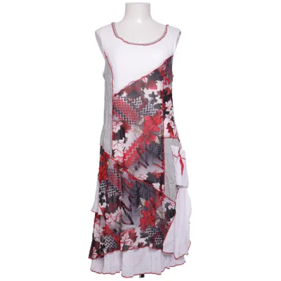 Klänning (Vit, Röd, Flerfärgad) från Cosima Elastan, Polyester, Viskos