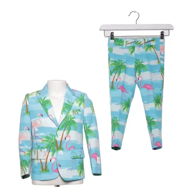 Jakkesæt (Blå, Flerfarvet) fra Opposuits Polyester