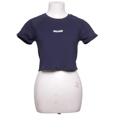 Crop Top (Blau) von Smilodox Elasthan, Polyamid