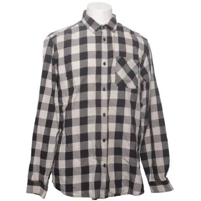 Flanellskjorta (Svart, Vit) från Originals by Jack & Jones Bomull