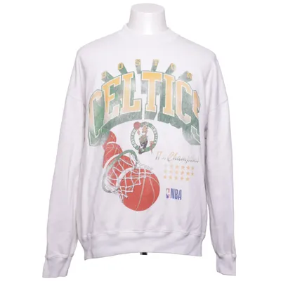 Sweatshirt (Wit, Meerkleurig) van Abercrombie & Fitch Katoen, Polyester