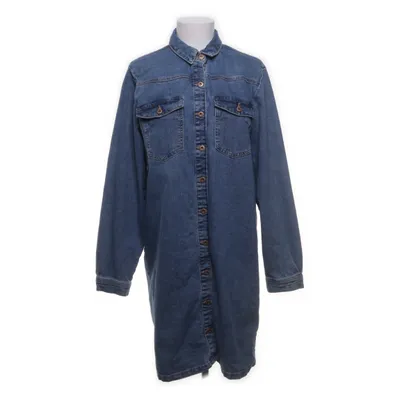 Jeanskjole (Blå) fra Pieces Bomuld, Elastan, Polyester