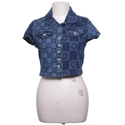 Denim jacket (Blue) from Jaded London Cotton, Elastane