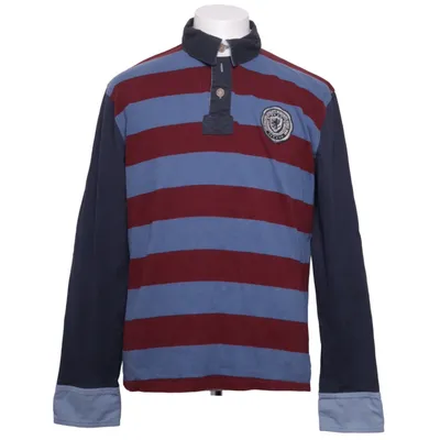 Rugby shirt (Blue, Red) from Topeco Cotton