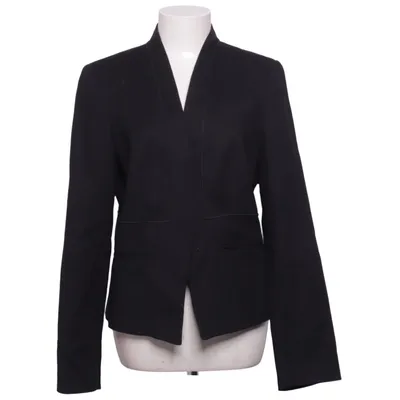 Blazer (Zwart) van Mango Collection Acetaat, Katoen, Elastaan, Polyester, Viscose