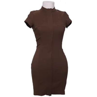Kjole (Brun) fra Zara Elastan, Polyester