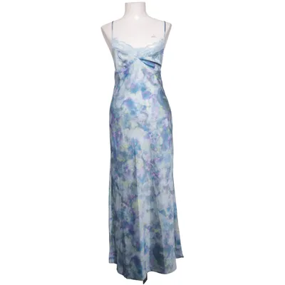 Maxi dress (Blue, Multicolored) from Stradivarius Elastane, Polyester