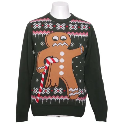 Jultröja (Grön, Flerfärgad) från Bluewear Akryl