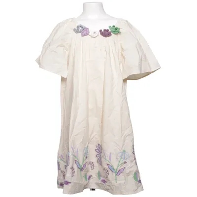 Klänning (Beige, Flerfärgad) från Zara Bomull