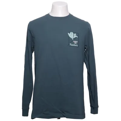 T-shirt à manches longues (Bleu) de Numbers Coton