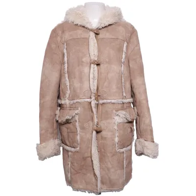 Shearlingjacka (Beige) från Casual Wear Pälsimitation, Polyester