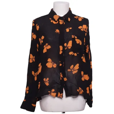 Shirt (Zwart, Geel) van Ganni Viscose