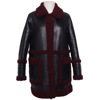 Shearling jacket (Black, Purple) from Stand Studio Polyester