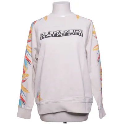 Sweatshirt (Beige, Multicolore) de Napapijri Coton, Élasthane