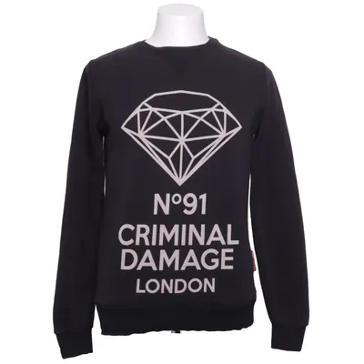 Sweatshirt (Noir) de Criminal Damage Coton, Polyester