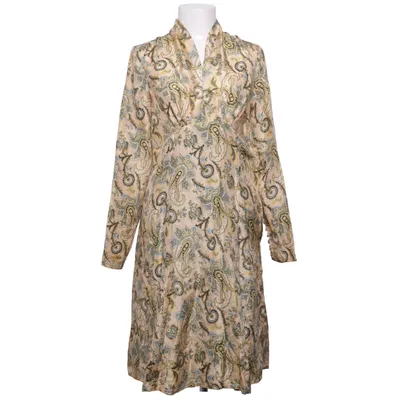 Jurk (Beige, Meerkleurig) van Noa Noa Zijde, Viscose