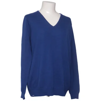 Pullover (Blauw) van Woolovers Kasjmier, Merinowol