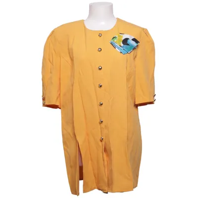 Cardigan (Jaune) de Claudia Polyester, Viscose