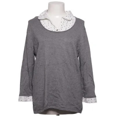 Pull-over (Gris, Blanc, Noir) de Armand Thiery Coton, Fibre métallique, Polyamide, Viscose, Laine