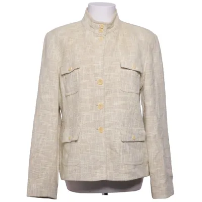 Blazer (Beige) fra DinoModa Bomuld, Viscose