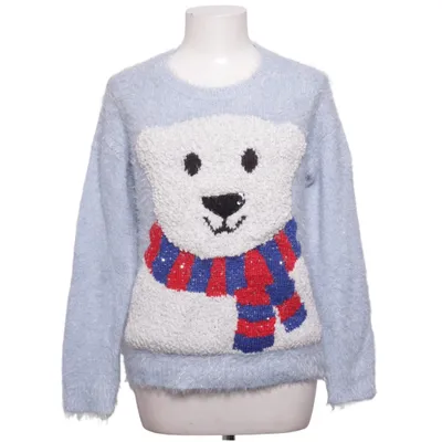 Kersttrui (Blauw, Wit, Rood) van Love Knitwear Acryl, Polyamide, Polyester