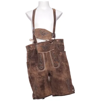 Lederhosen (Brun) från Isar-Trachten Skinn