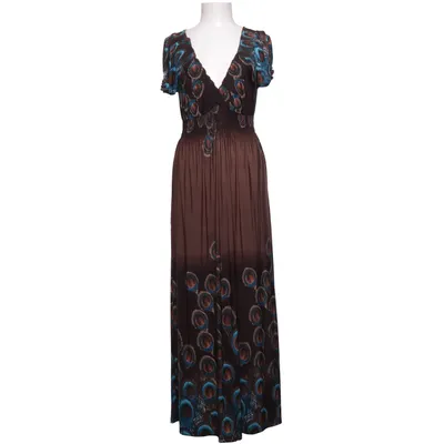 Maxi jurk (Bruin, Blauw, Meerkleurig) van ALC Elastaan, Polyester