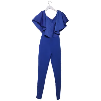 Jumpsuit (Blauw) van Rare London Elastaan, Polyester