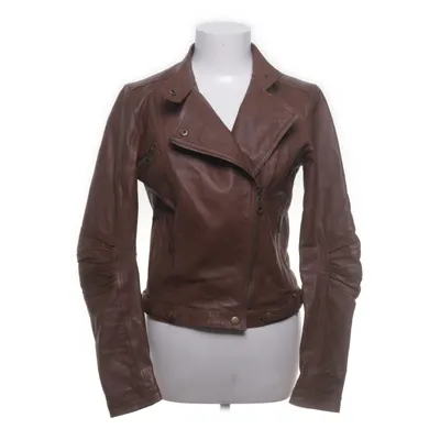 Bikerjacka (Brun) från JSFN Skinn, Polyester