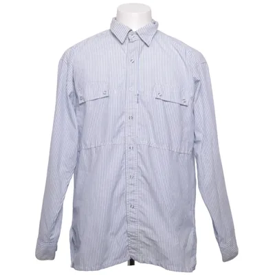 Shirt (Blue, White) from Björnkläder Cotton, Polyester