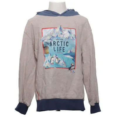 Hoodie (Beige, Multicolored) from Whooli Chen x H&M Cotton, Polyester